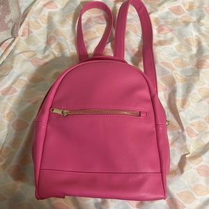 bright pink mini target backpack